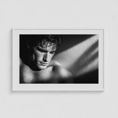 Private Pause 36x24 White Landscape Box Frame