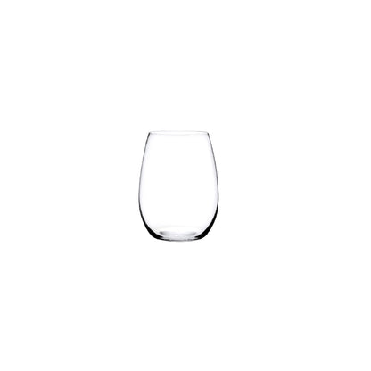 Single NUDE Glass Pure Sweets & Spirits glass showcasing its minimalist silhouette and crystal clarity.
