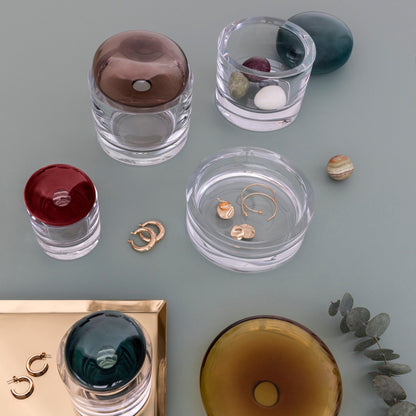 Lifestyle view of Ecrin Lidded Vessel Small Barware - Luxury Storage box | Provenance & Patina