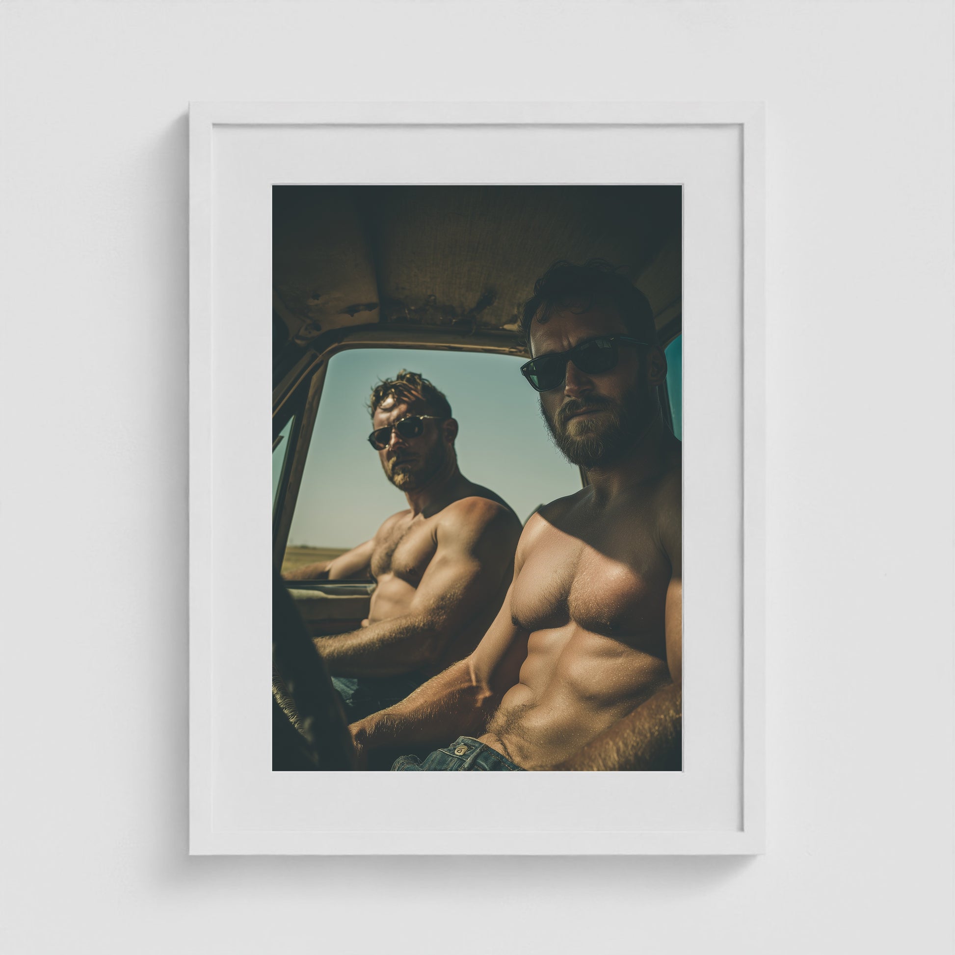 Ranch Hands 18x24 White Portrait Box Frame