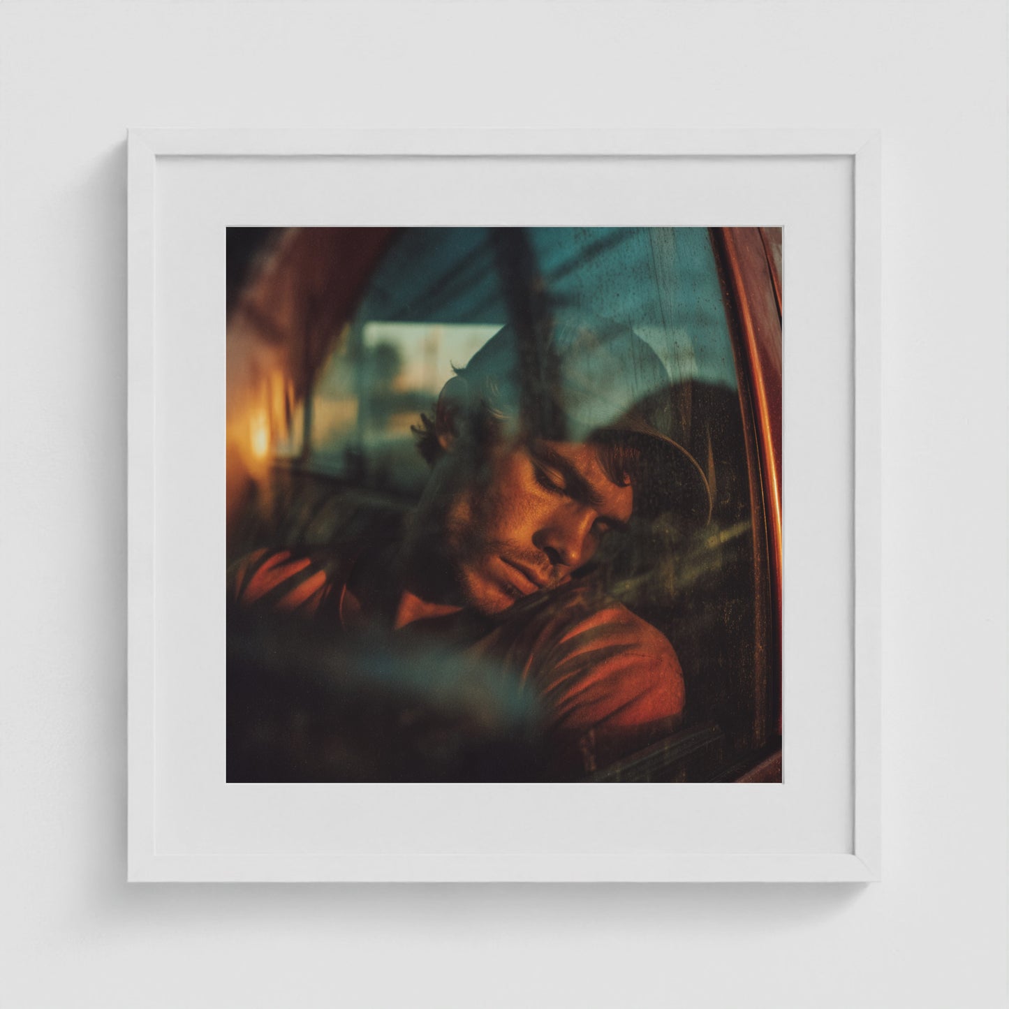 Ranch Siesta 20x20 White Square Box Frame
