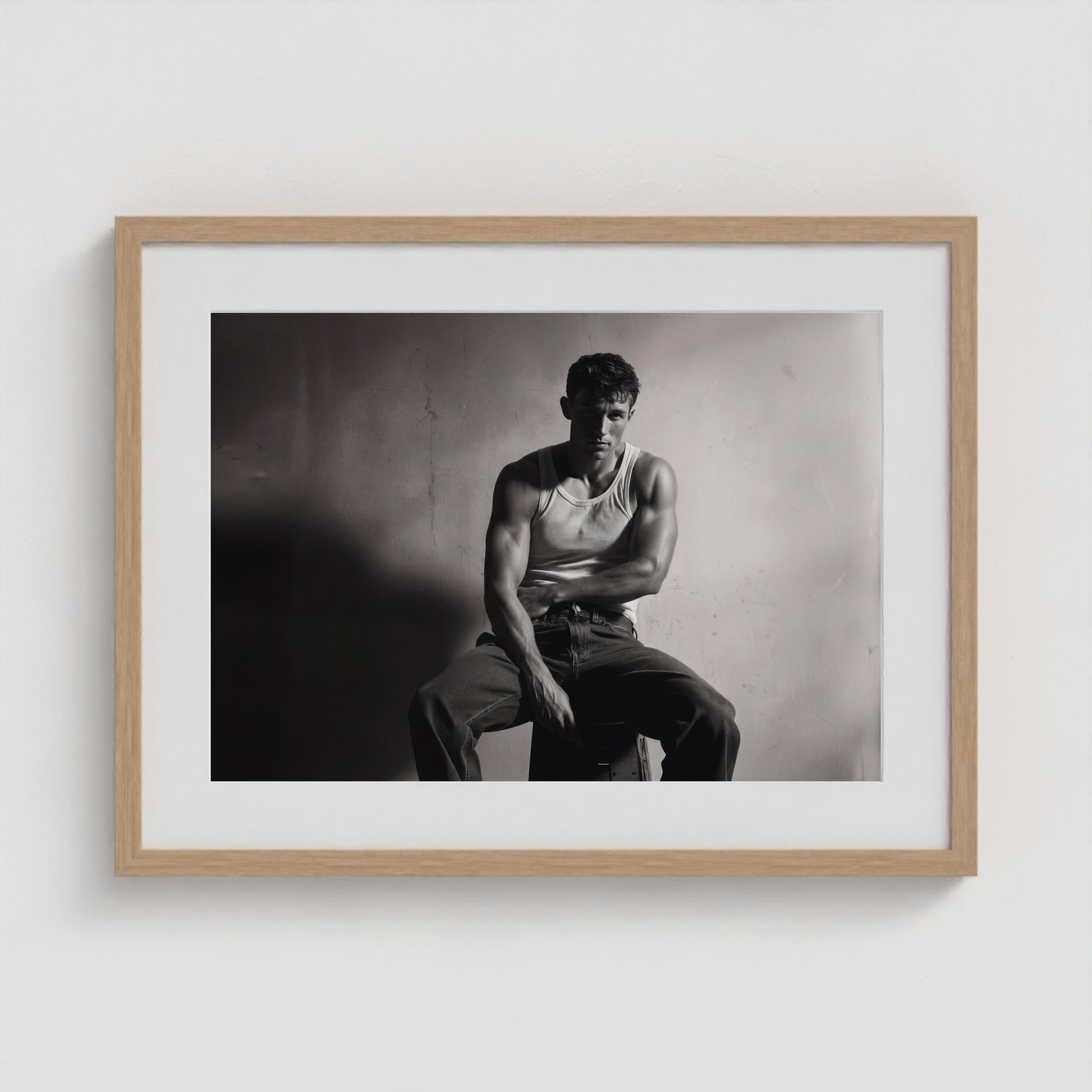 Resting in Want 24x18 Natural Landscape Box Frame