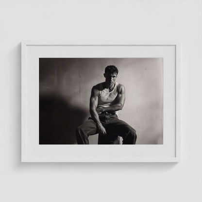Resting in Want 24x18 White Landscape Box Frame