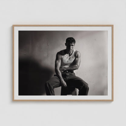 Resting in Want 48x36 Natural Landscape Box Frame