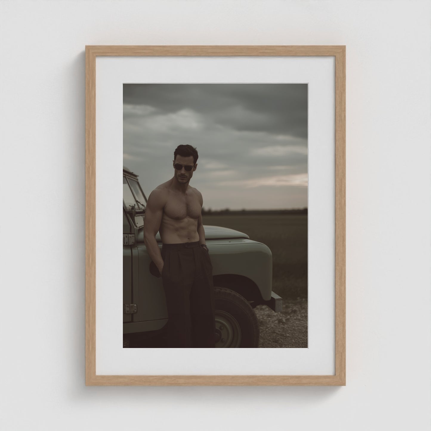 Rover Field Notes - No. 1 18x24 Natural Portrait Box Frame
