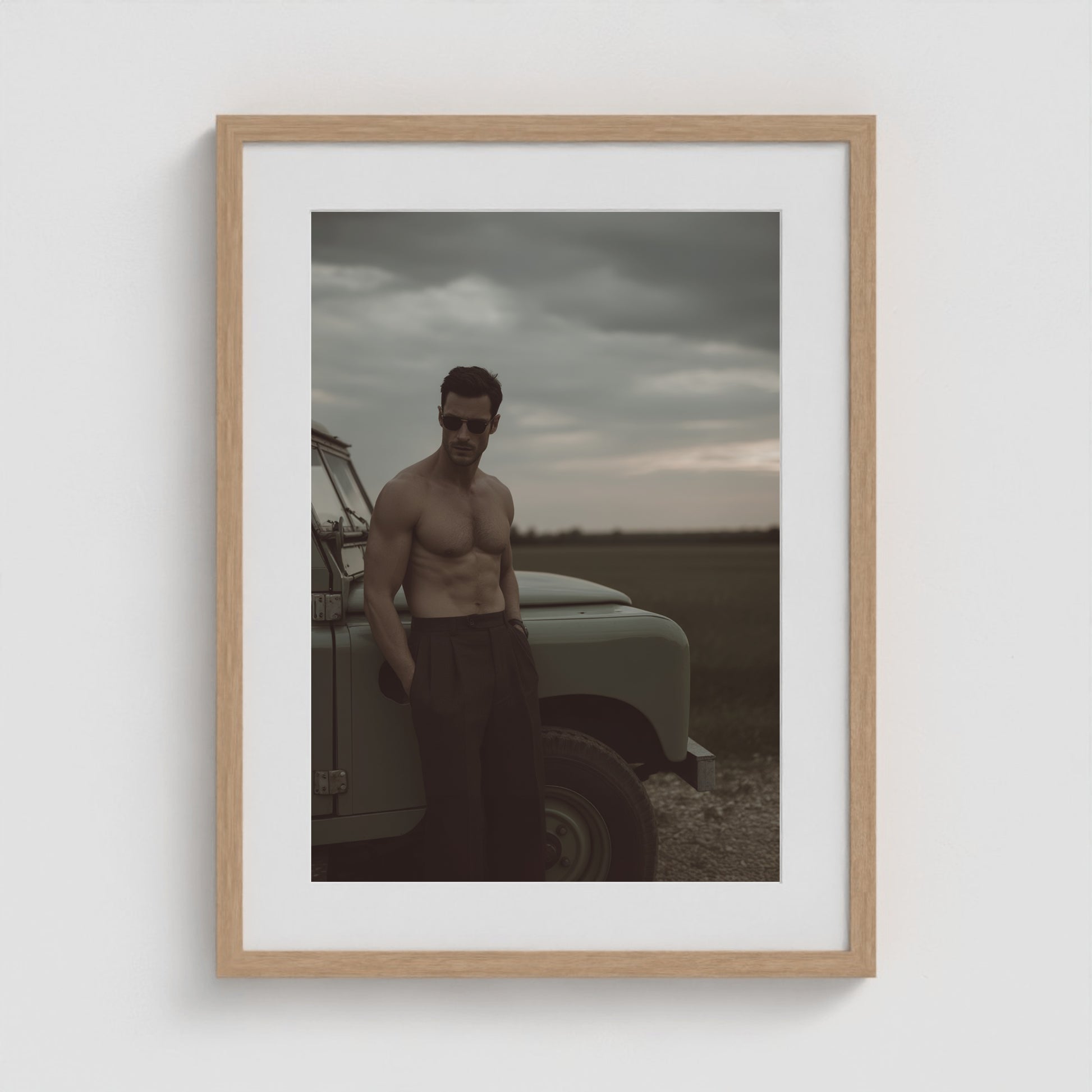 Rover Field Notes - No. 1 18x24 Natural Portrait Box Frame