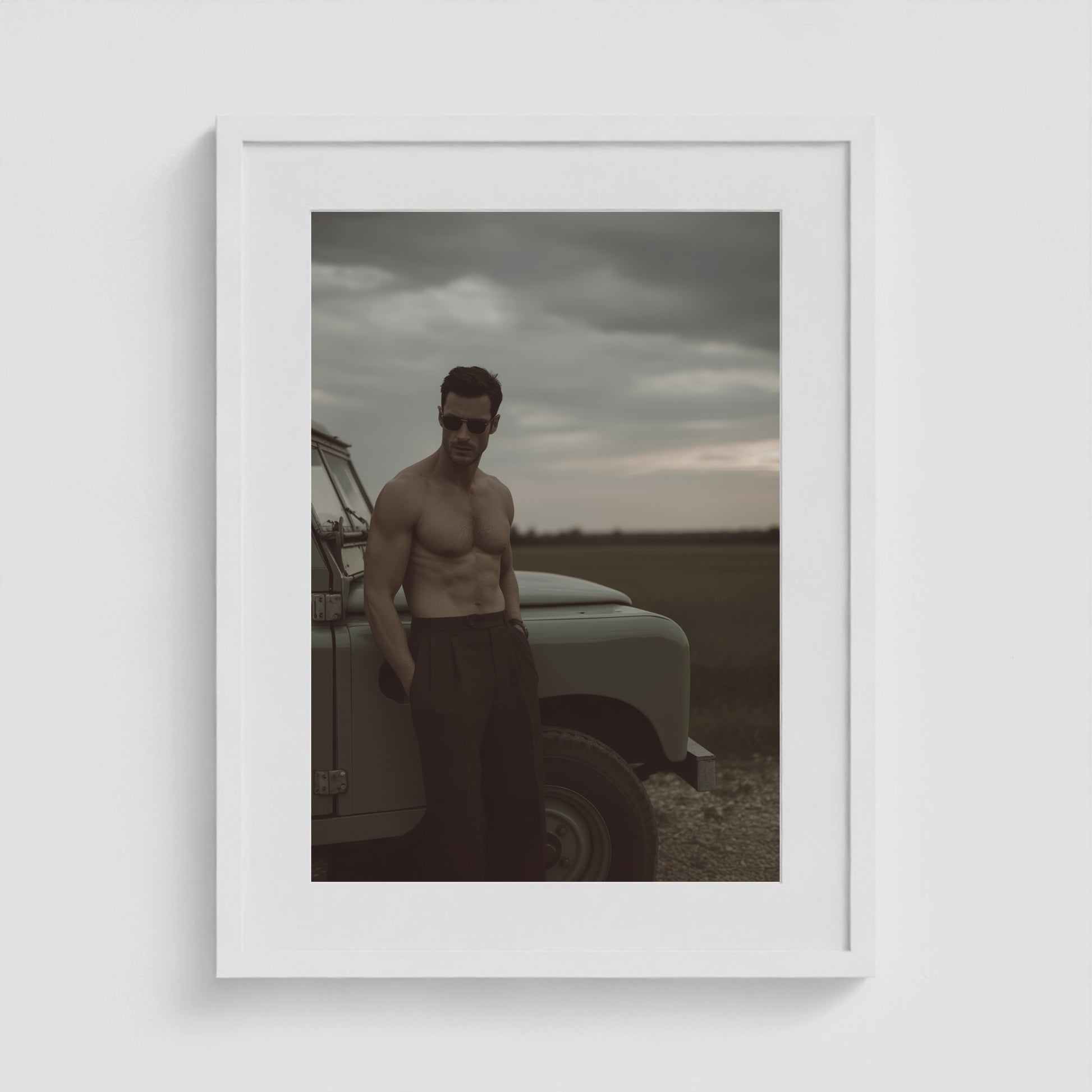 Rover Field Notes - No. 1 18x24 White Portrait Box Frame