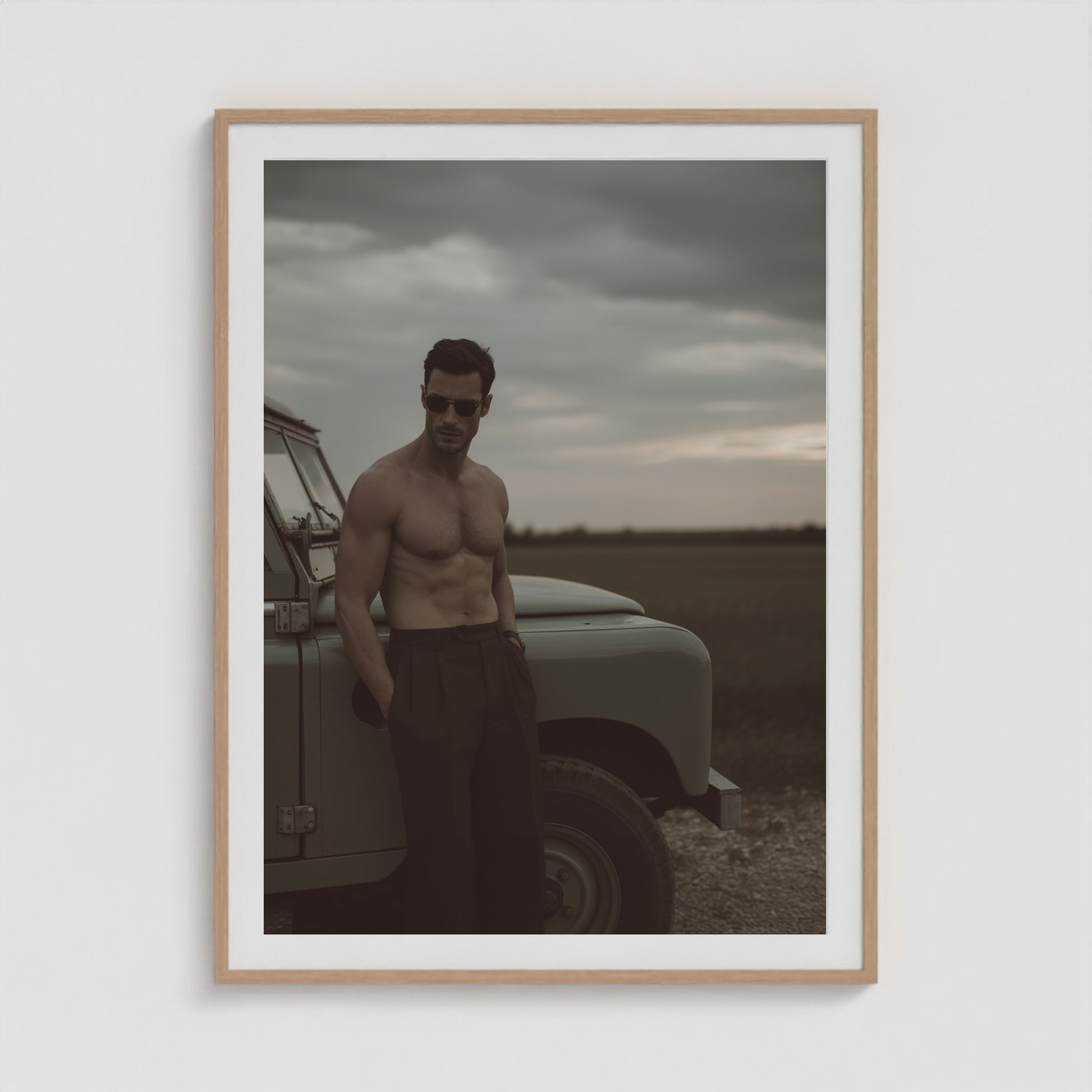 Rover Field Notes - No. 1 36x48 Natural Portrait Box Frame