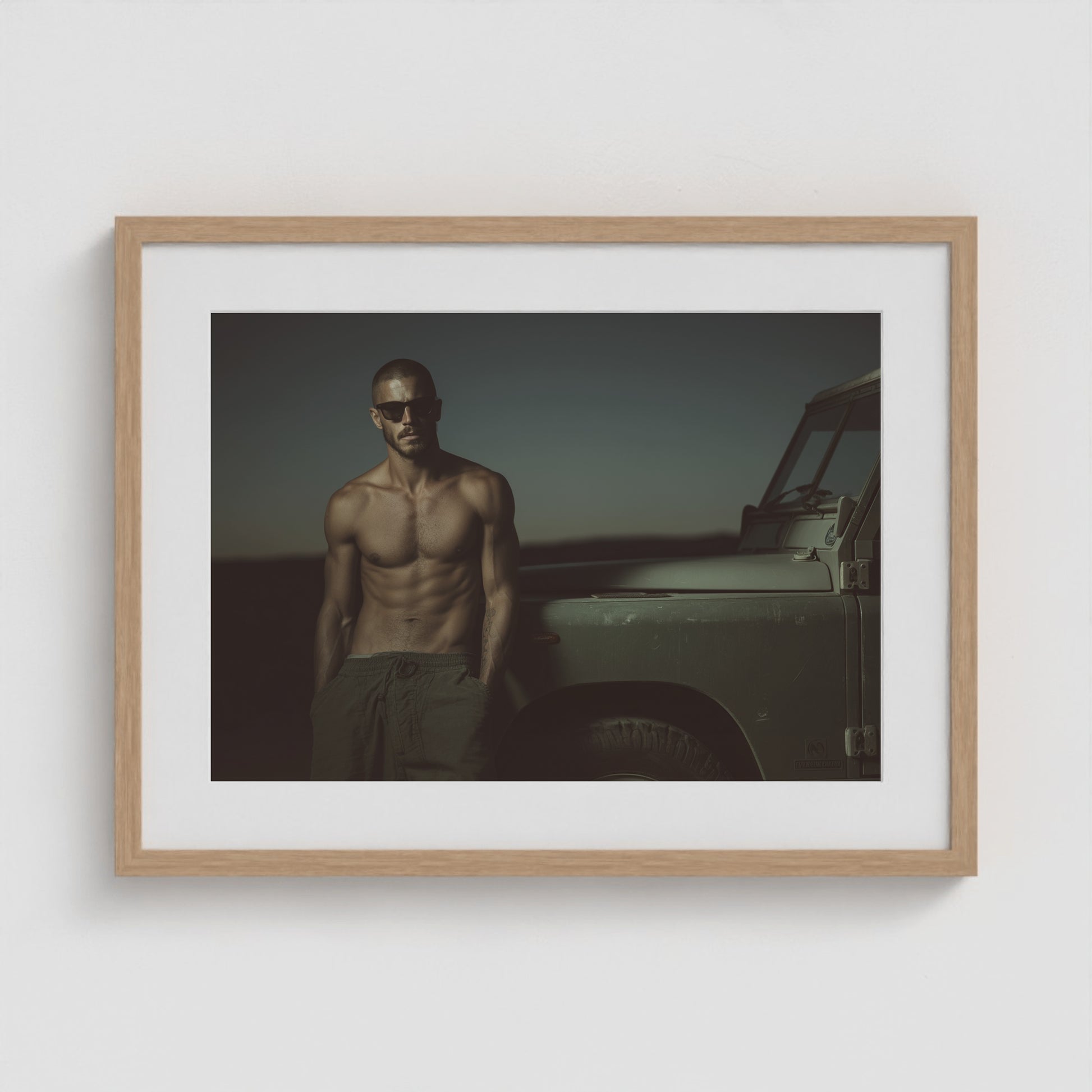 Rover Field Notes - No. 5 24x18 Natural Landscape Box Frame