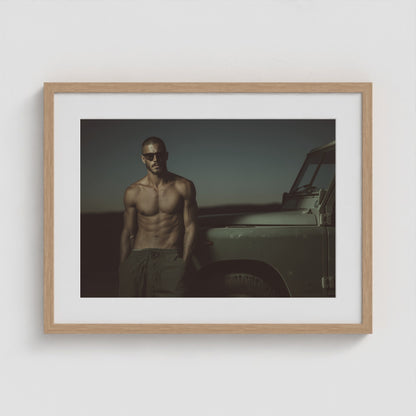Rover Field Notes - No. 5 24x18 Natural Landscape Box Frame