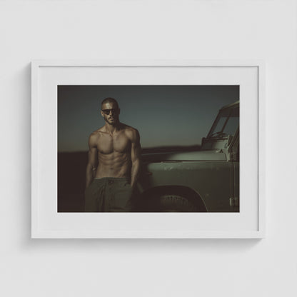 Rover Field Notes - No. 5 24x18 White Landscape Box Frame