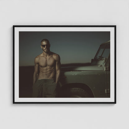 Rover Field Notes - No. 5 48x36 Black Landscape Box Frame