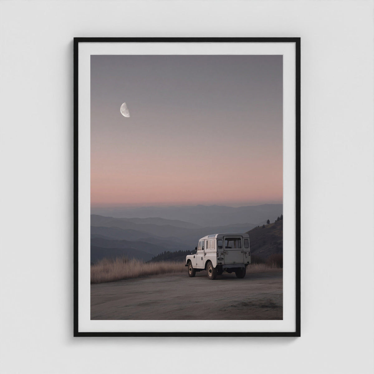Rover Field Studies - No. 11 36x48 Black Portrait Box Frame
