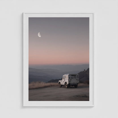 Rover Field Studies - No. 11 36x48 White Portrait Box Frame