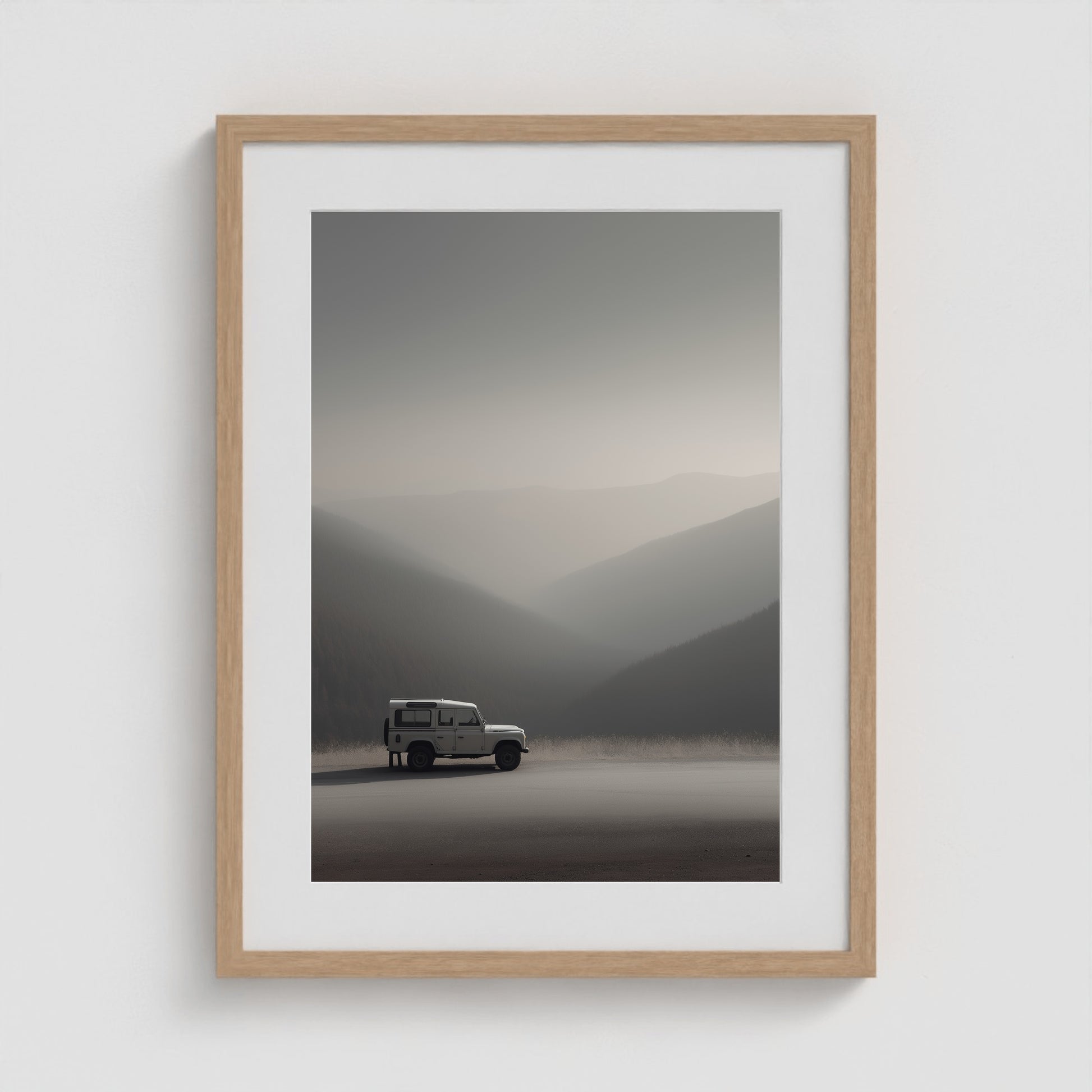 Rover Field Studies - No. 12 18x24 Natural Portrait Box Frame