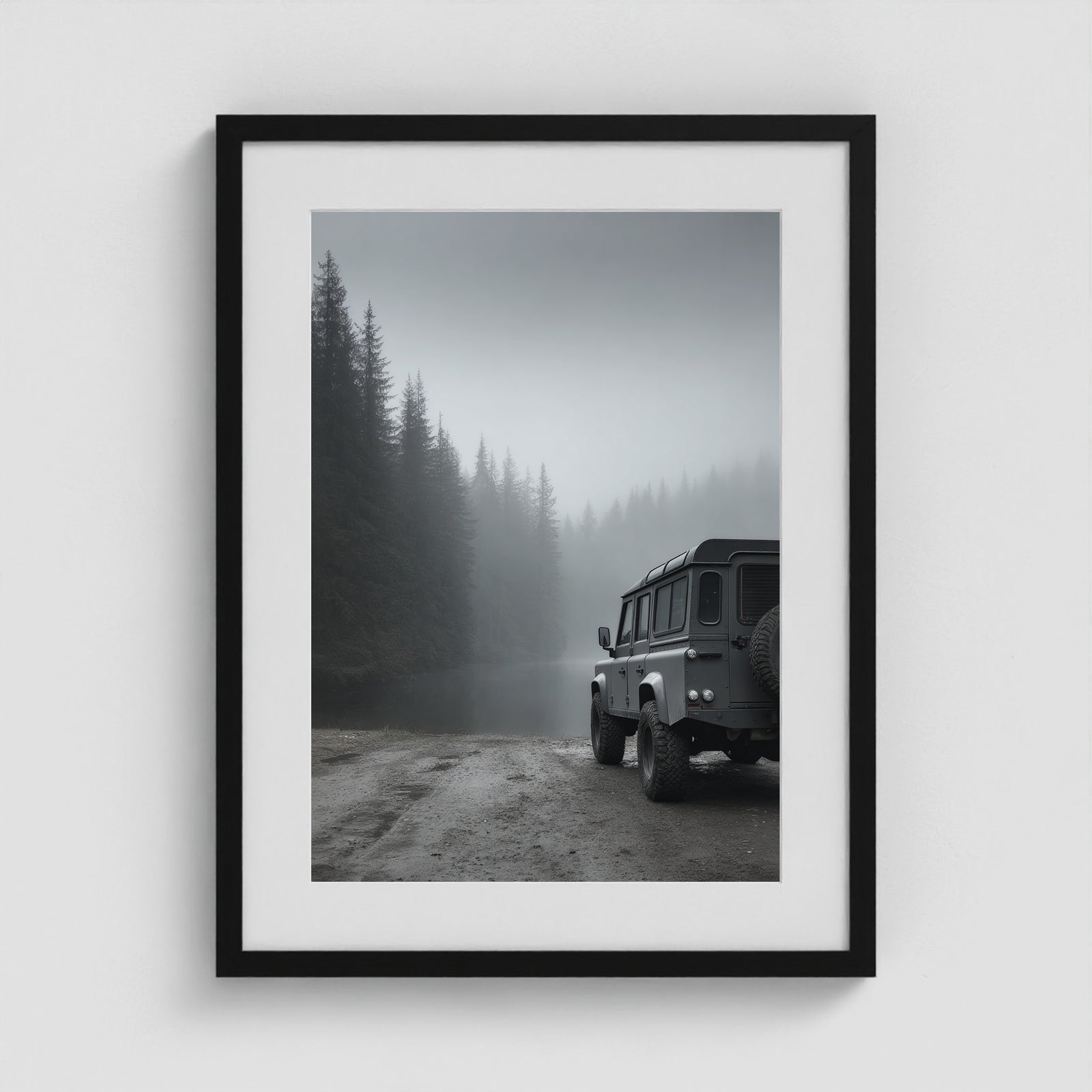 Rover Field Study - No. 13 18x24 Black Portrait Box Frame