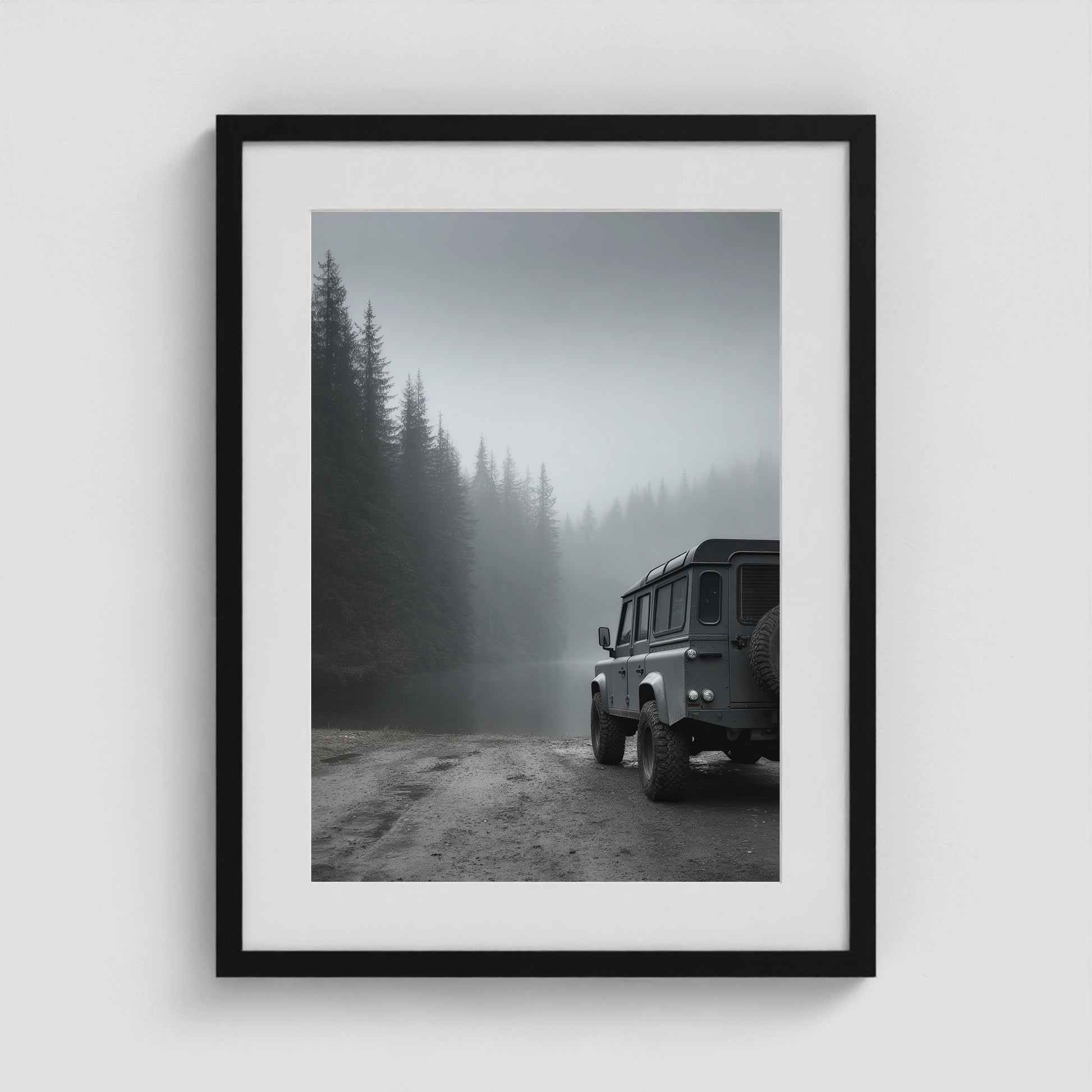Rover Field Study - No. 13 18x24 Black Portrait Box Frame