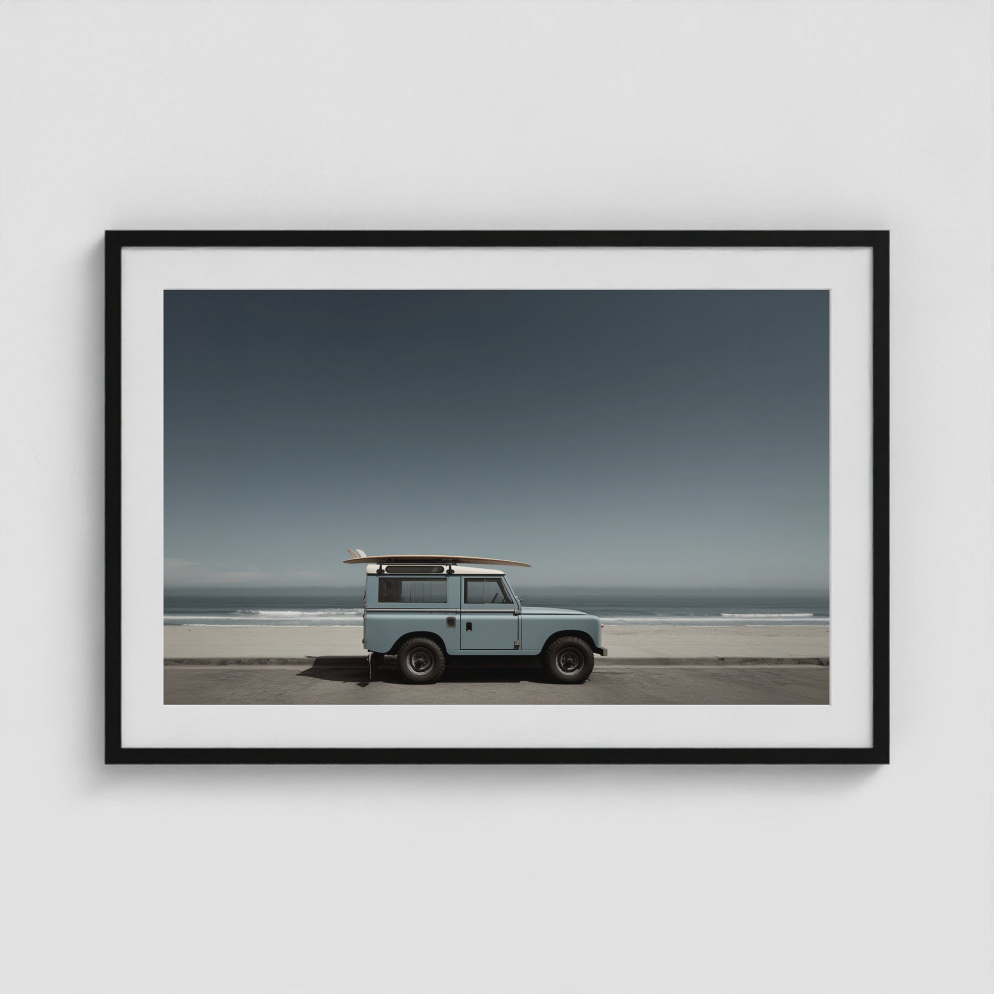 Rover Field Study - No. 7 36x24 Black Landscape Box Frame