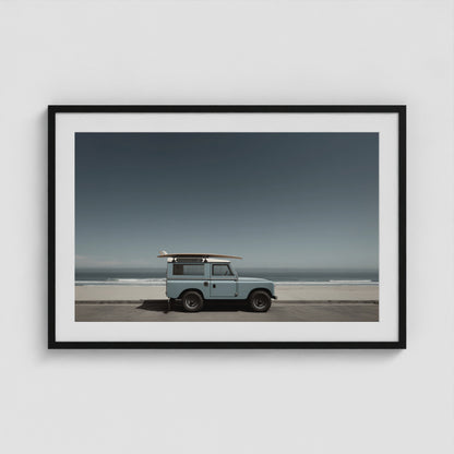 Rover Field Study - No. 7 36x24 Black Landscape Box Frame