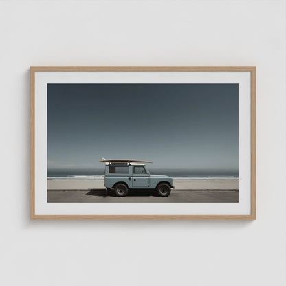 Rover Field Study - No. 7 36x24 Natural Landscape Box Frame