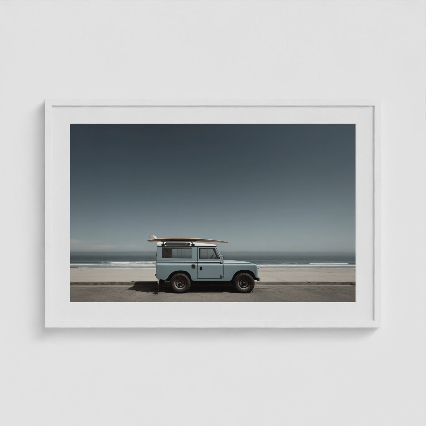 Rover Field Study - No. 7 36x24 White Landscape Box Frame