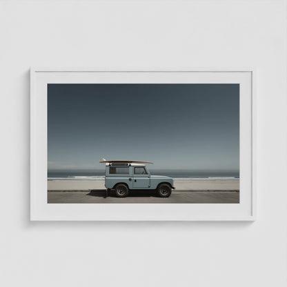 Rover Field Study - No. 7 36x24 White Landscape Box Frame