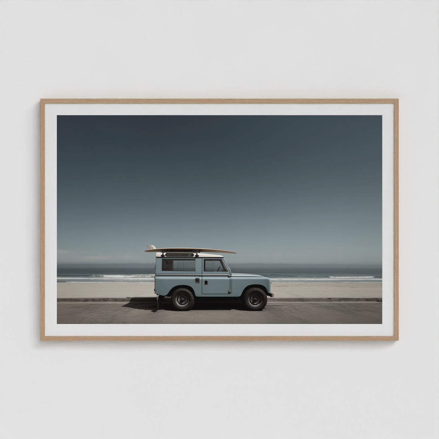 Rover Field Study - No. 7 60x40 Natural Landscape Box Frame