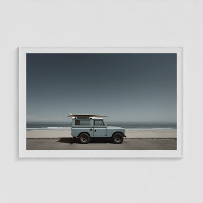 Rover Field Study - No. 7 60x40 White Landscape Box Frame