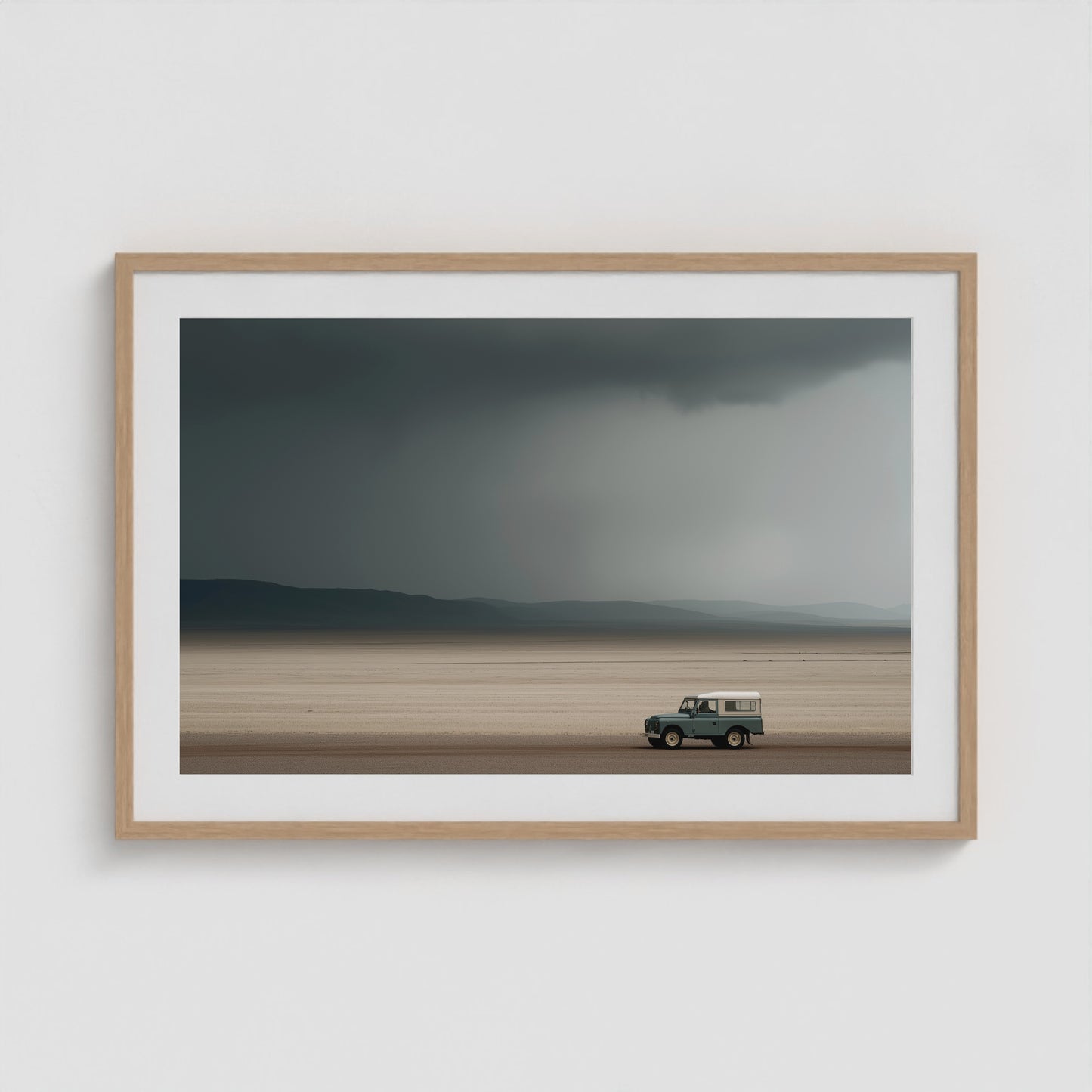 Rover Field Study - No. 8 36x24 Natural Landscape Box Frame