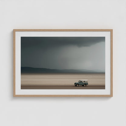 Rover Field Study - No. 8 36x24 Natural Landscape Box Frame