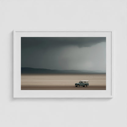 Rover Field Study - No. 8 36x24 White Landscape Box Frame
