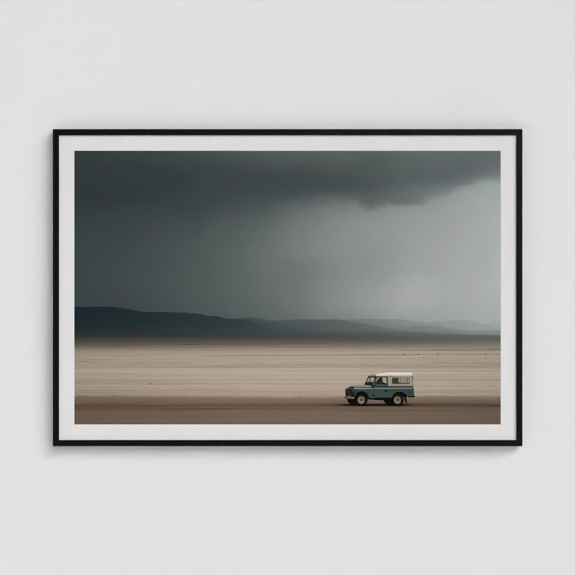 Rover Field Study - No. 8 60x40 Black Landscape Box Frame
