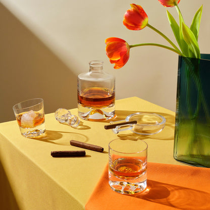 Lifestyle view of Shade Set of 2 Whisky Glasses - Luxury Whiskey glass | Provenance & Patina