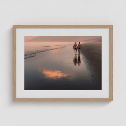 Shared Horizon 24x18 Natural Landscape Box Frame