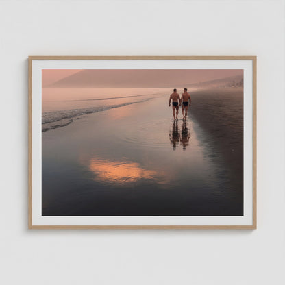 Shared Horizon 48x36 Natural Landscape Box Frame