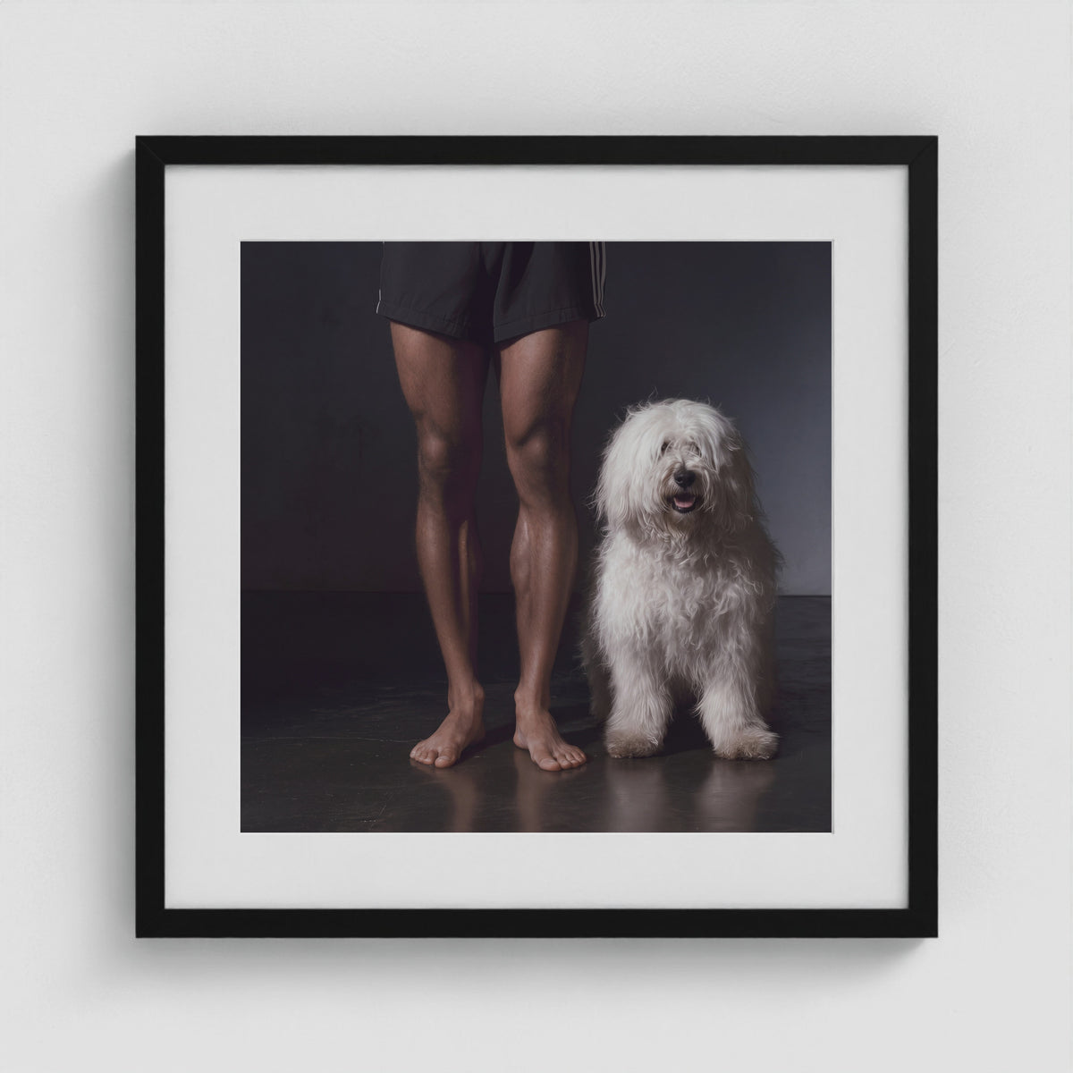 Side by Side - No. 3 20x20 Black Square Box Frame