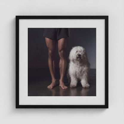 Side by Side - No. 3 20x20 Black Square Box Frame
