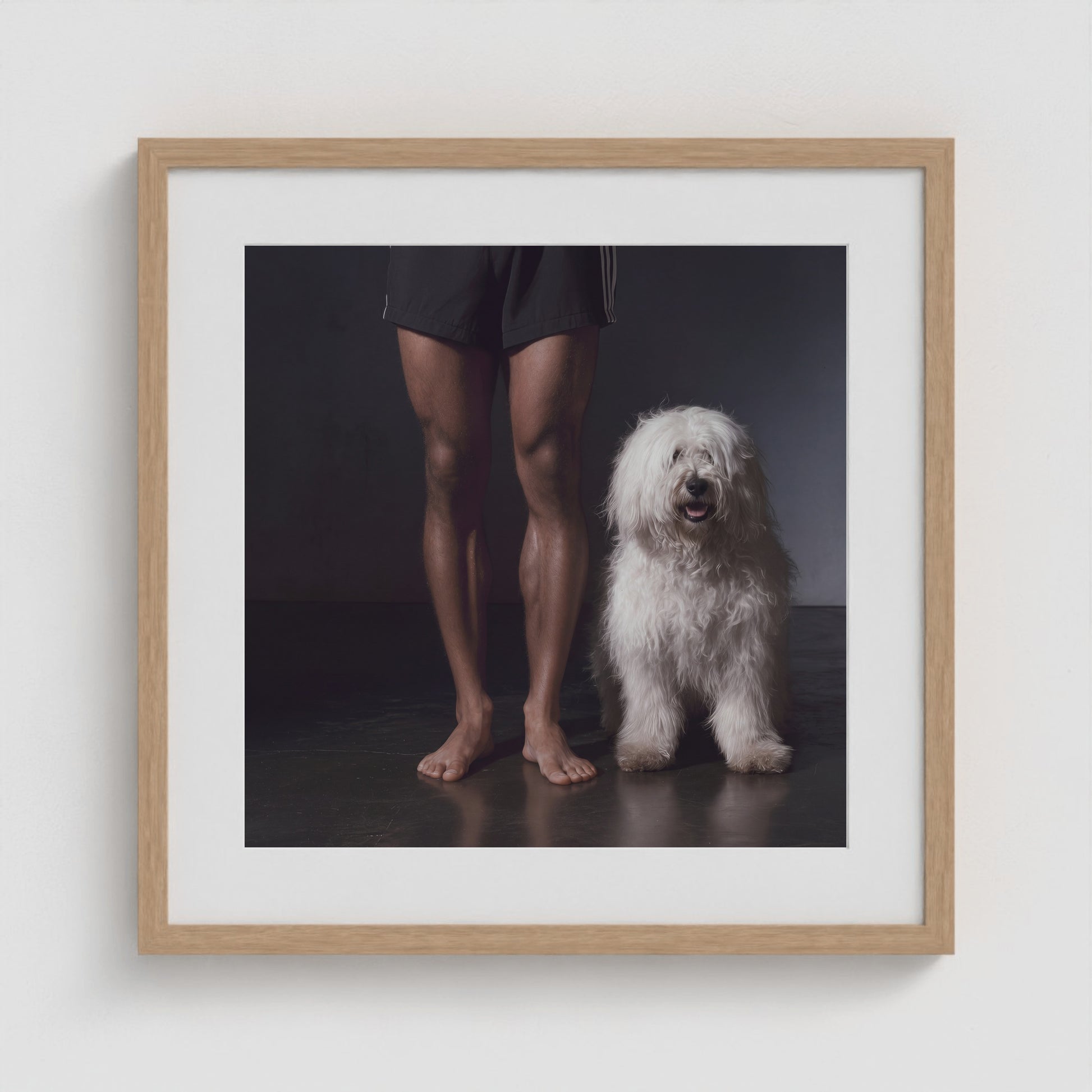 Side by Side - No. 3 20x20 Natural Square Box Frame