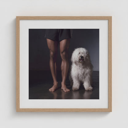 Side by Side - No. 3 20x20 Natural Square Box Frame