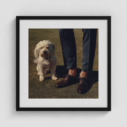 Side by Side - No. 4 20x20 Black Square Box Frame
