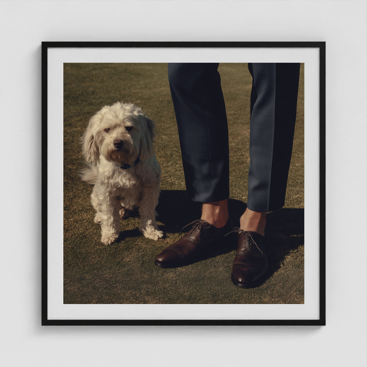 Side by Side - No. 4 36x36 Black Square Box Frame