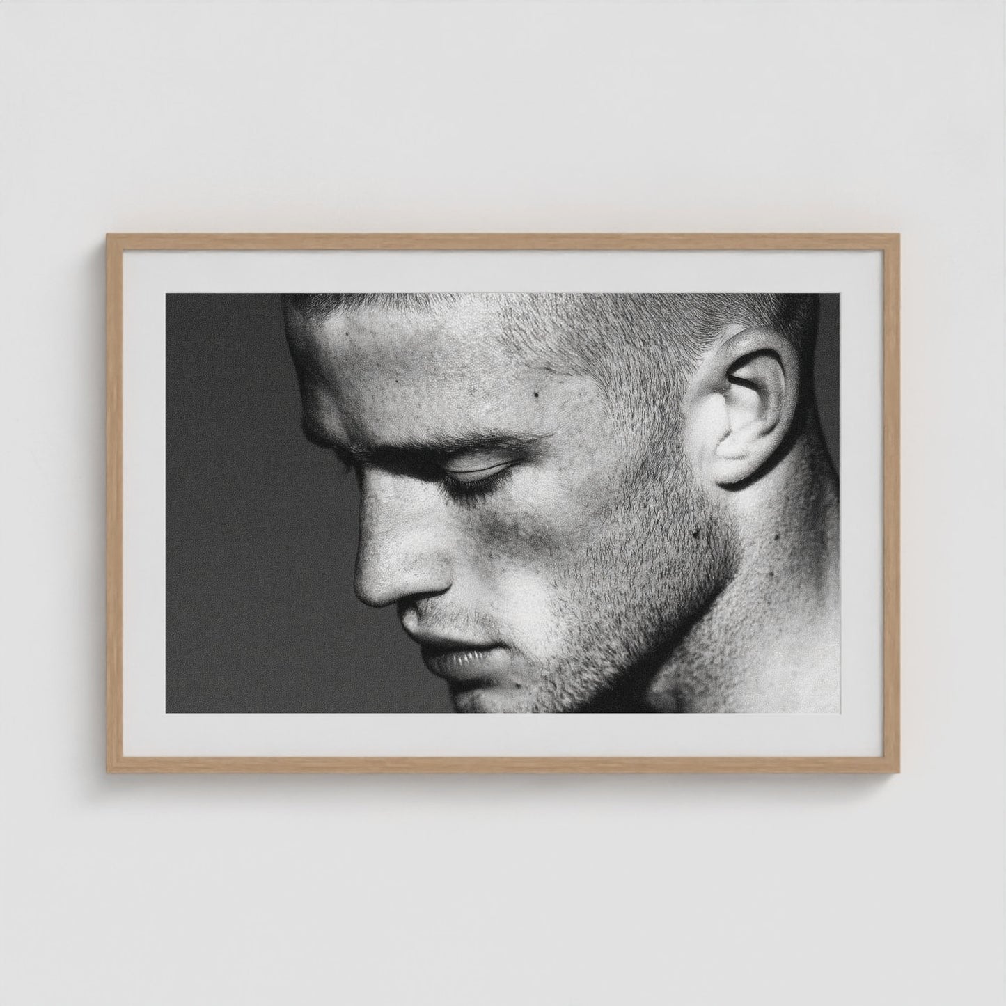 Slow Burn 36x24 Natural Landscape Box Frame