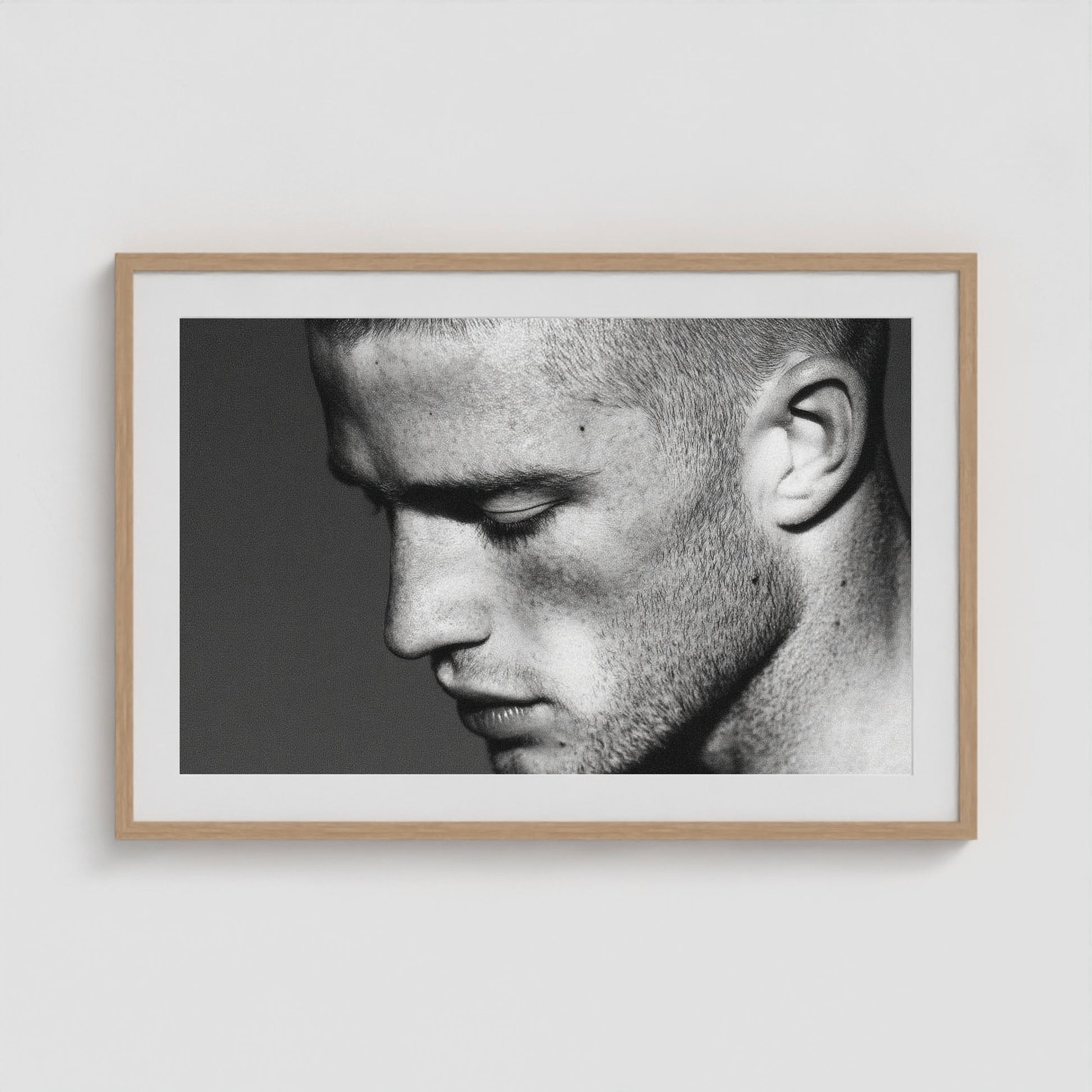 Slow Burn 36x24 Natural Landscape Box Frame