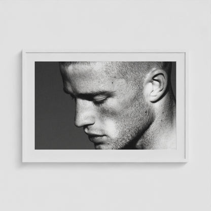 Slow Burn 36x24 White Landscape Box Frame