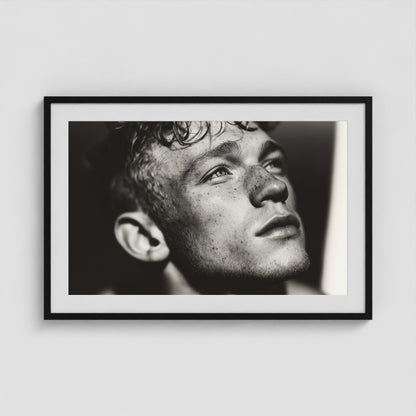 Soft Gaze 36x24 Black Landscape Box Frame