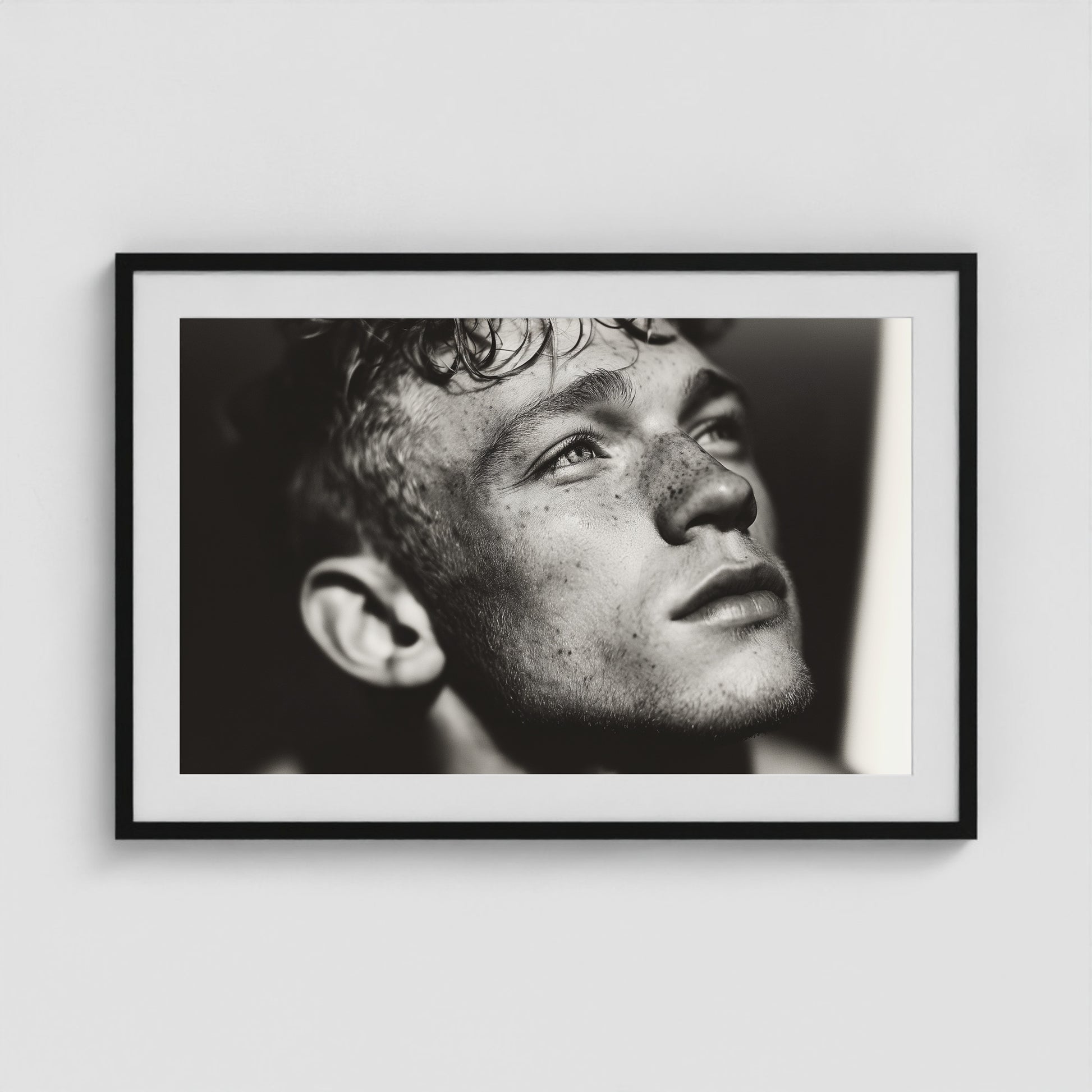 Soft Gaze 36x24 Black Landscape Box Frame