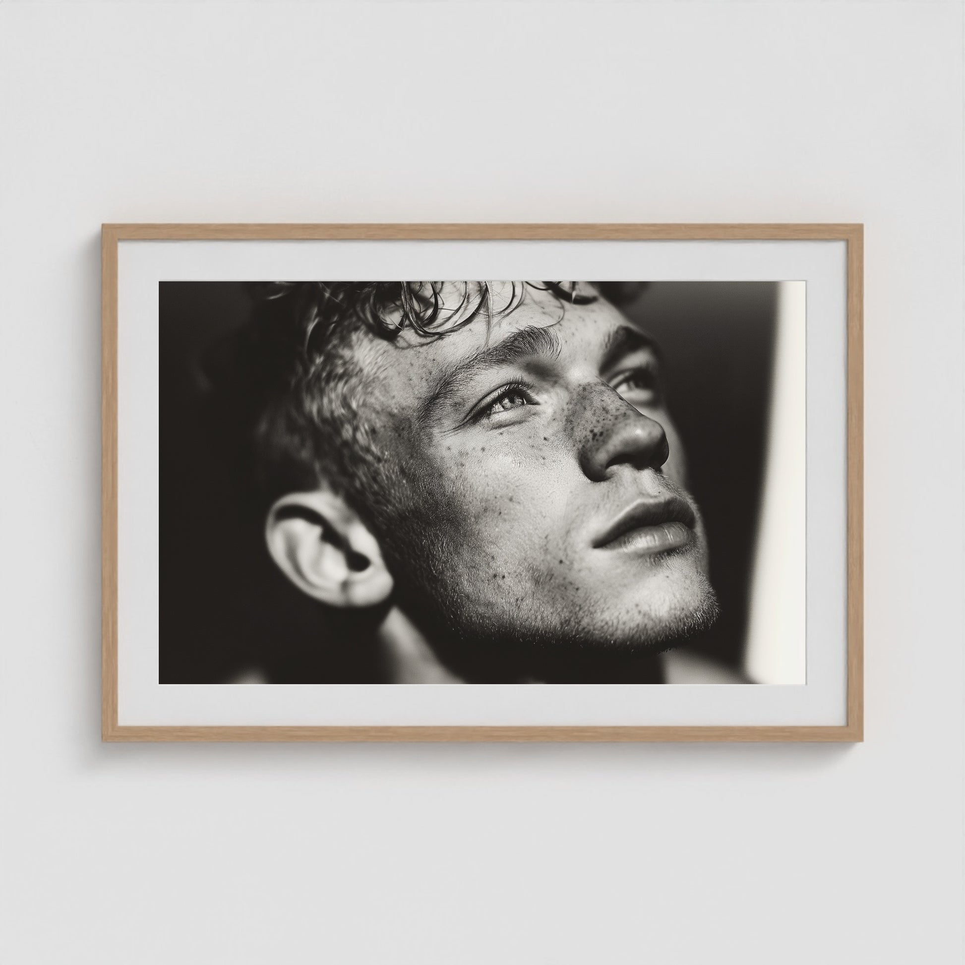 Soft Gaze 36x24 Natural Landscape Box Frame