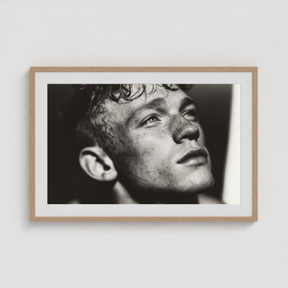 Soft Gaze 36x24 Natural Landscape Box Frame