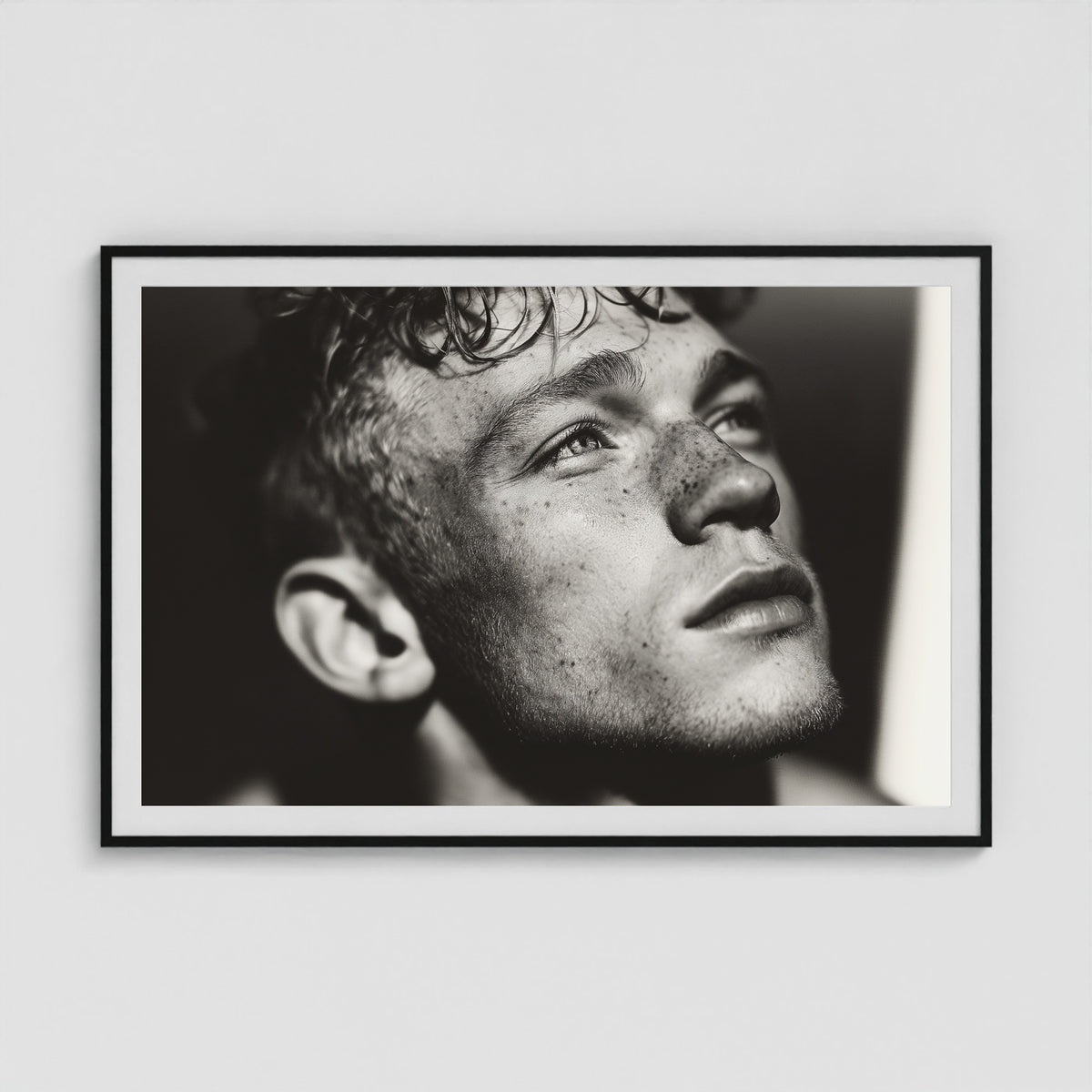 Soft Gaze 60x40 Black Landscape Box Frame