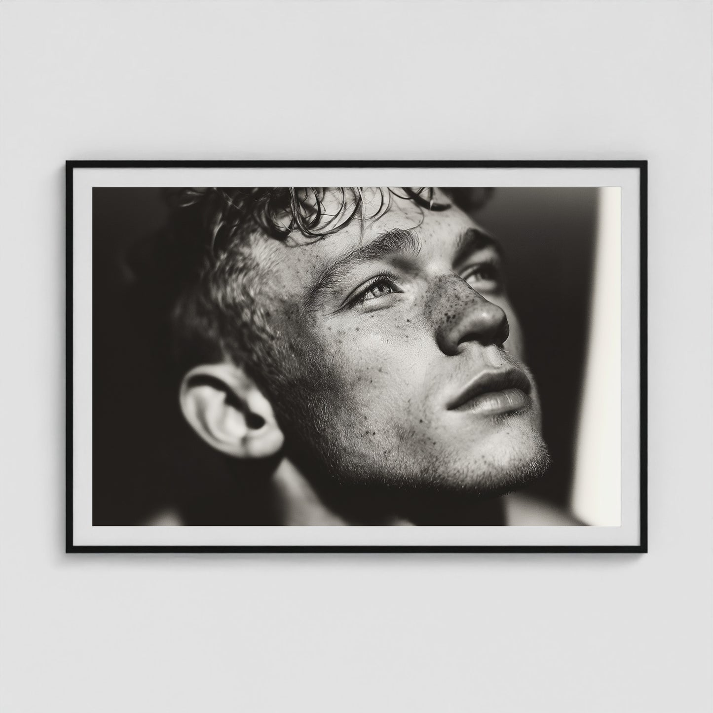 Soft Gaze 60x40 Black Landscape Box Frame
